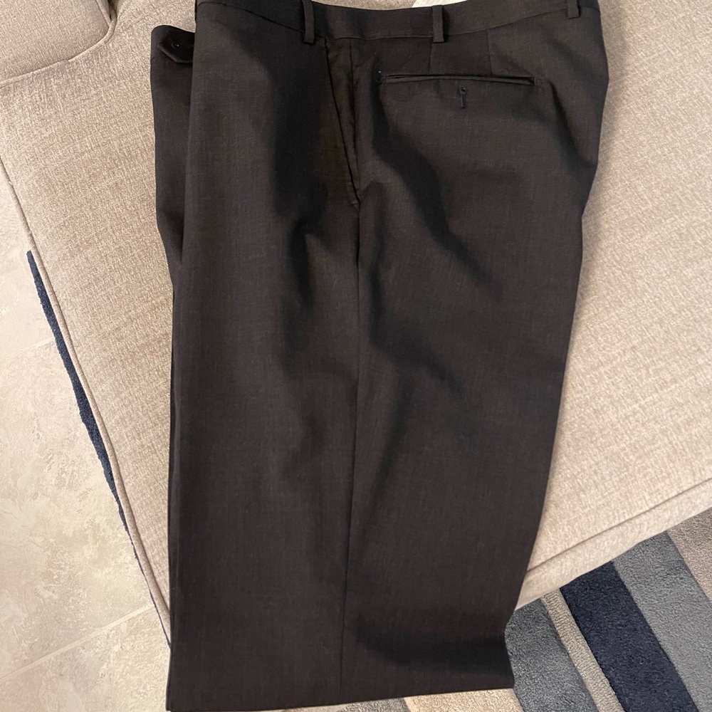 Men’s Black Wool Dress Pants Sz 38